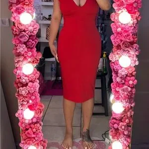 strapless open back dress Boohoo Night UK Draped Spandex Slip Dress 6 – Kargo Fresh main image 1